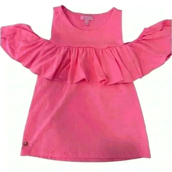 LILLY PULITZER LYRA TOP PINK Sz XXS NWOT - Picture 1 of 10